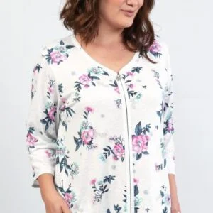 Dámské domácí šaty s tříčtvrtečním rukávem Vienetta Secret Kristýna