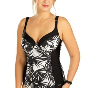 Dámské jednodílné plavky s hlubokými košíčky Litex 6D126