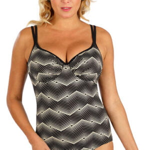 Dámské jednodílné plavky s hlubokými košíčky Litex 6E122