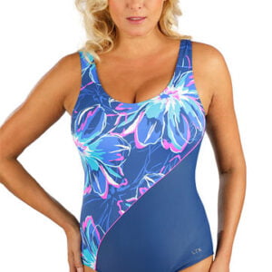 Dámské jednodílné plavky s košíčky Litex 6E049