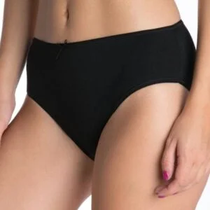 Dámské kalhotky Lama 400 BI-02 plus černé 3 KUSY