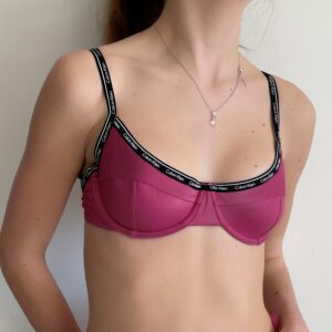 Dámské nevyztužené plavky Calvin Klein KW0KW01981 podprsenka