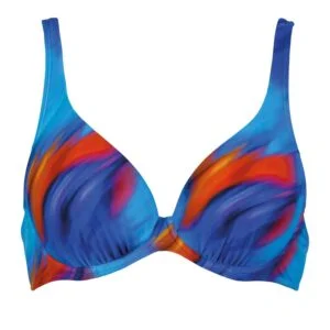 Dámské nevyztužené plavky Naturana 77105 podprsenka