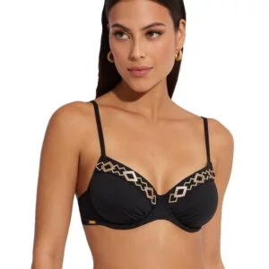 Dámské nevyztužené plavky Selmark BL311 Musha Cay PODPRSENKA