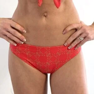 Dámské plavkové kalhotky Guess 02O13 červená