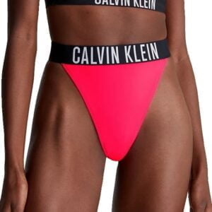 Dámské plavky Calvin Klein KW0KW02665 TANGA růžové