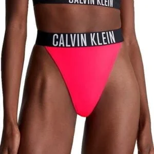Dámské plavky Calvin Klein KW0KW02665 TANGA růžové