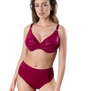 Dámské plavky TIMO 841641 vínové