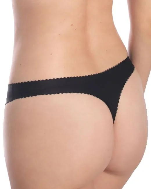 Dámské tanga Sassa 48326 černé