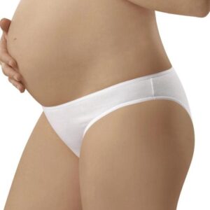 Dámské těhotenské kalhotky Italian Fashion Mama mini bílé