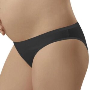 Dámské těhotenské kalhotky Italian Fashion Mama mini černé