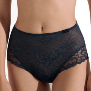 Dámské vysoké kalhotky Lisca 22312 Naty ocelově modré