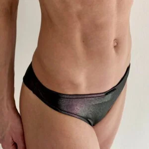 Plavkové brazilky Calvin Klein KW01388 BRAZILIAN METALLIC