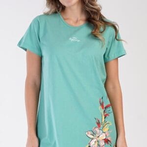 Dámská noční košile s krátkým rukávem Vienetta Secret Alenka