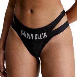 Dámské plavky Calvin Klein KW0KW02016 černé tanga