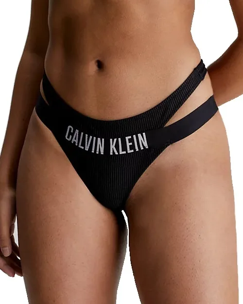 Dámské plavky Calvin Klein KW0KW02016 černé tanga