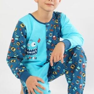 Dětský overal Vienetta Secret Monster modrý