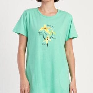 Dámské domácí šaty s krátkým rukávem Vienetta Secret Paula