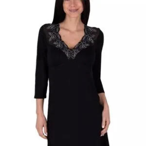 Dámská noční košile Anna černá BABELLA