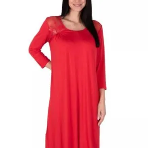 Dámská noční košile Dora červená BABELLA
