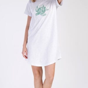 Dámská noční košile Vienetta Secret ŽELVA šedá