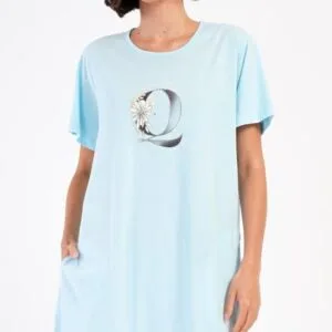 Dámské domácí šaty s krátkým rukávem Vienetta Secret Queen