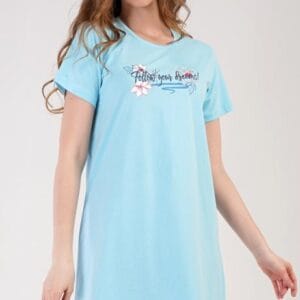 Dámská noční košile s krátkým rukávem Vienetta Secret Ella