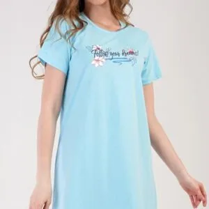 Dámská noční košile s krátkým rukávem Vienetta Secret Ella