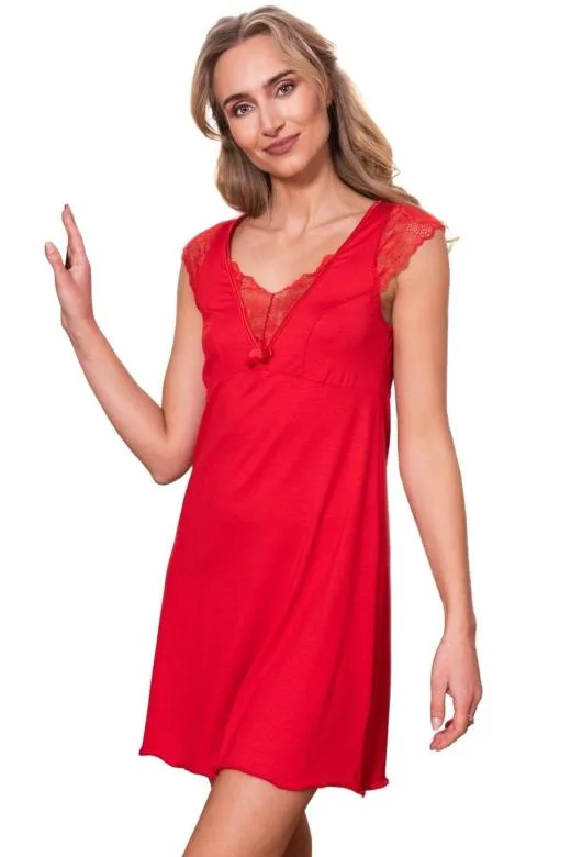 Dámská noční košilka Eldar Nancy červená