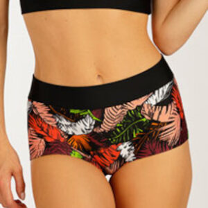 Dámské plavkové kalhotky bokové s nohavičkou Litex 6F321