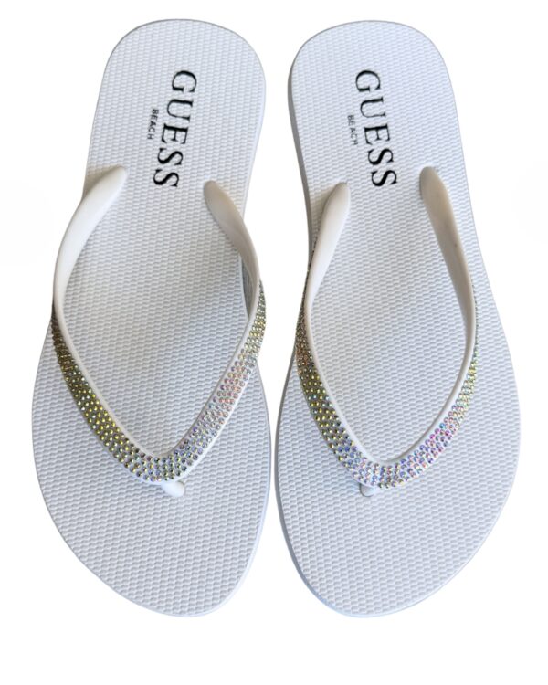 Dámské žabky GUESS E5GZ05 bílé