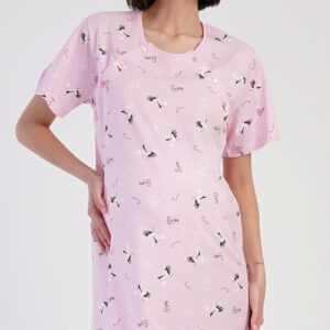 Dámská noční košile mateřská Vienetta Secret Čáp