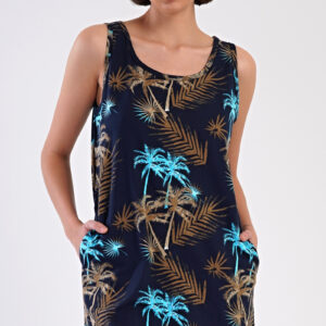 Dámská noční košile na ramínka Vienetta Secret Tropicana