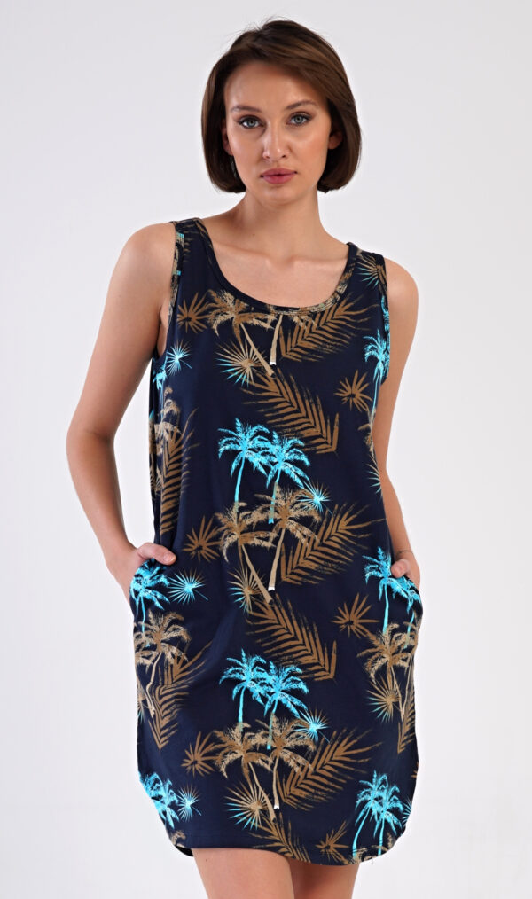 Dámská noční košile na ramínka Vienetta Secret Tropicana