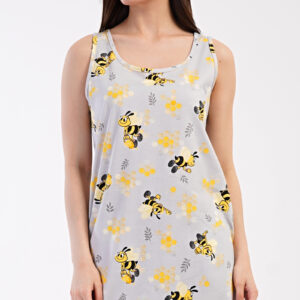 Dámská noční košile na ramínka Vienetta Secret Včelky