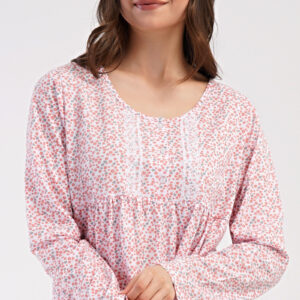 Dámská noční košile s dlouhým rukávem Vienetta Secret Julie