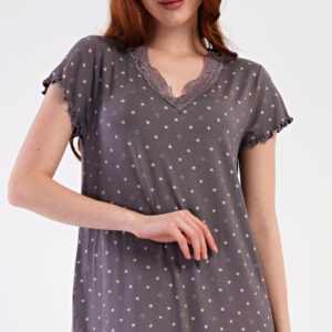 Dámská noční košile s krátkým rukávem Vienetta Secret Samanta