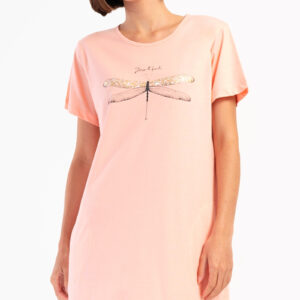 Dámské domácí šaty s krátkým rukávem Vienetta Secret Beautiful