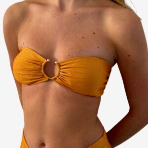 Dámské plavky Guess E4GJ16 oranžová podprsenka