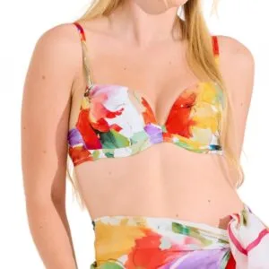 Dámské plavky Lisca ROMA 40800 PUSH-UP podprsenka