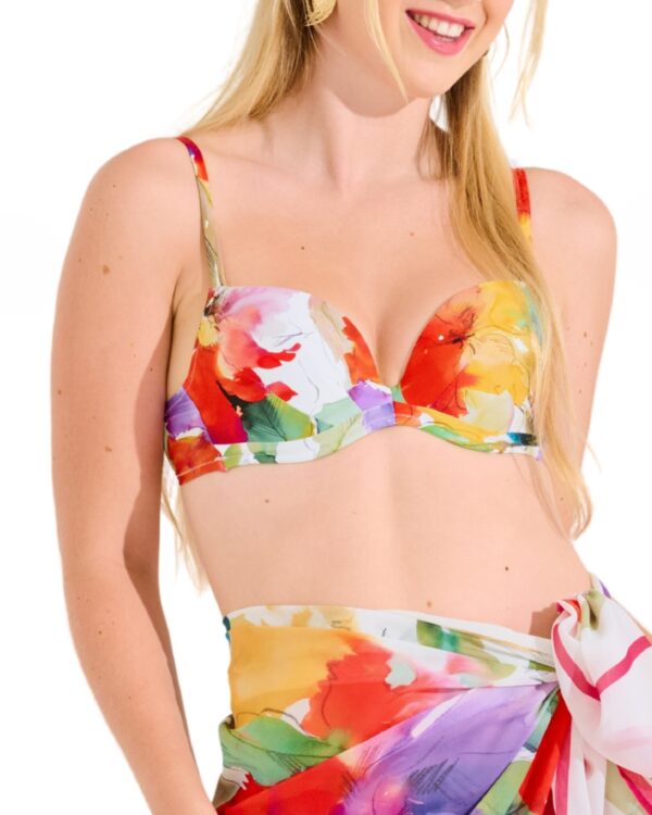 Dámské plavky Lisca ROMA 40800 PUSH-UP podprsenka
