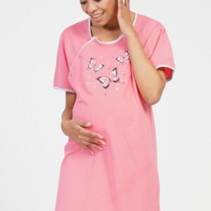 Dámská noční košile mateřská Vienetta Secret Motýlci