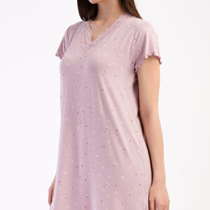 Dámská noční košile s krátkým rukávem Vienetta Secret Iris