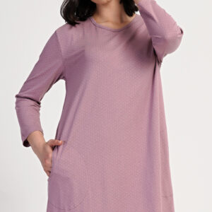 Dámské domácí šaty s tříčtvrtečním rukávem Emily