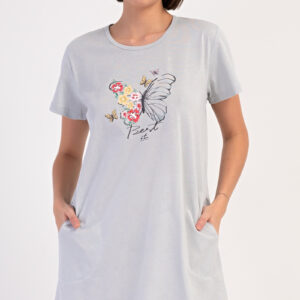 Dámské domácí šaty s krátkým rukávem Amelia