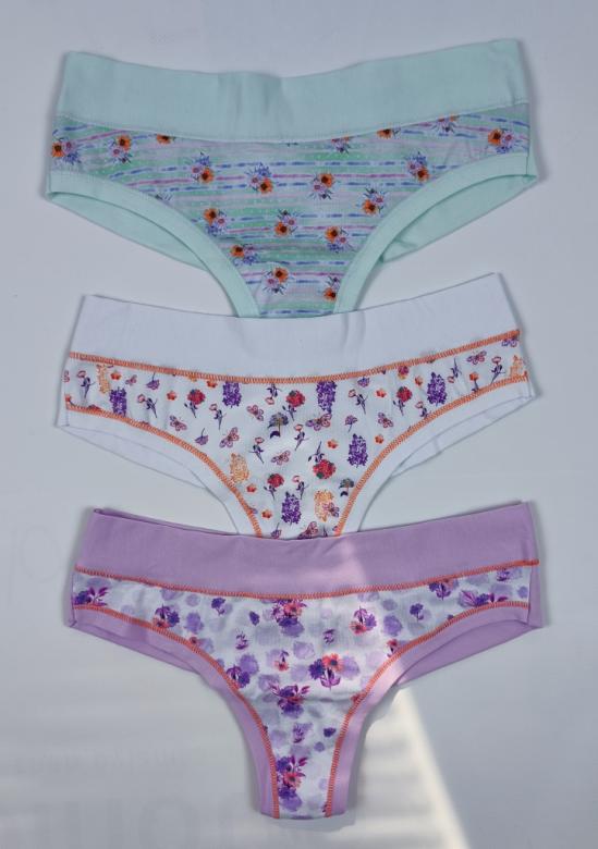 Dámské bavlněné brazilky LOVELYGIRL 6527