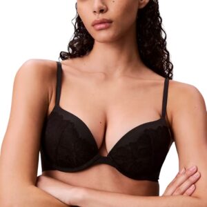 Dámská push-up podprsenka Calvin Klein QF8442E černá