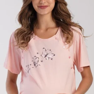 Dámská noční košile mateřská Vienetta Secret Butterfly