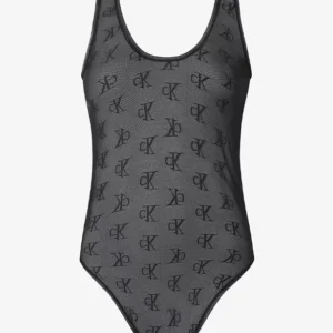 Dámské body Calvin Klein QF6795E LOGO MESH
