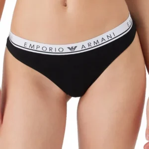 Dámské brazilky Emporio ARMANI 163337 3F227 černé